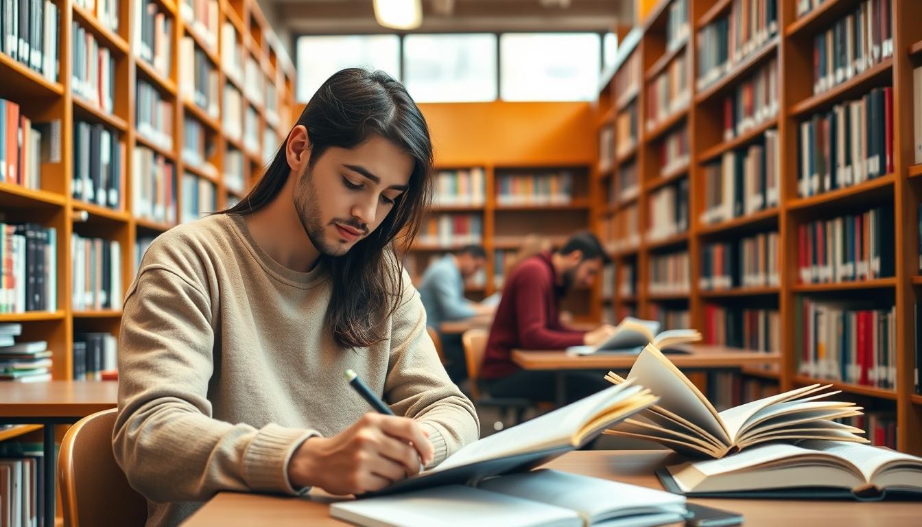 Modern university campus for students